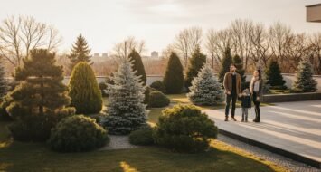 Conifere în Timișoara: Ghid de Design pentru o Grădină Verde tot Anul