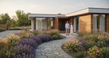 Fata casei amenajare curte la tara în Timișoara: Ghid de design peisagistic 2026