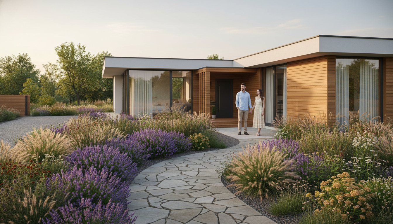 Fata casei amenajare curte la tara în Timișoara: Ghid de design peisagistic 2026